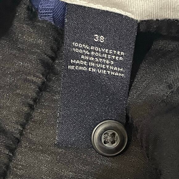 PGA Tour Men’s Athletic Shorts Navy Pleated Front Golf Size 38 - Picture 11 of 12